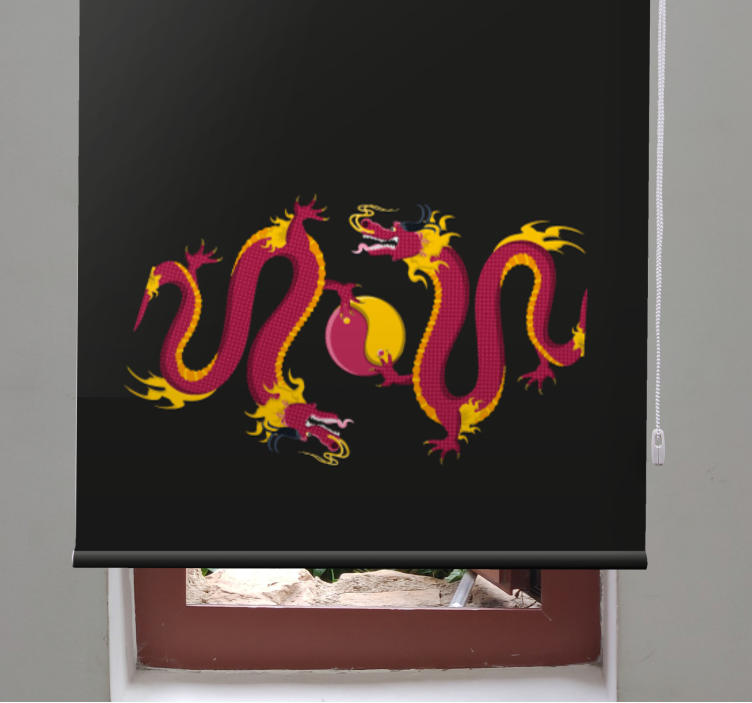 Fenséges sárkány design Redőnyök Több állat - TenStickers