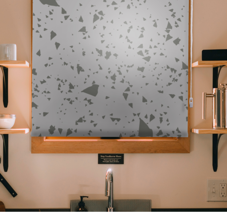 Geometriai töredékminták Redőnyök textúra és a minta - TenStickers