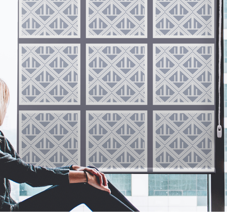 Geometrikus mintázatú metszetek Redőnyök modern - TenStickers