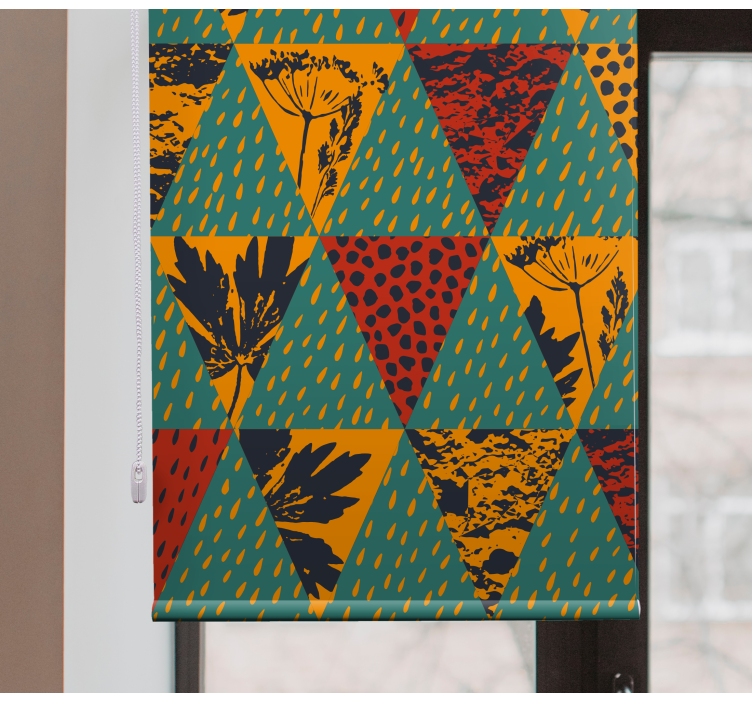 Geometrikus virágmintás Redőnyök modern - TenStickers