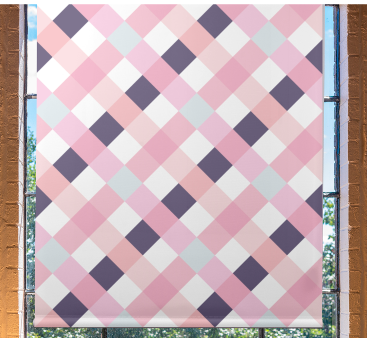 Gyémánt mintás harmónia Redőnyök modern - TenStickers