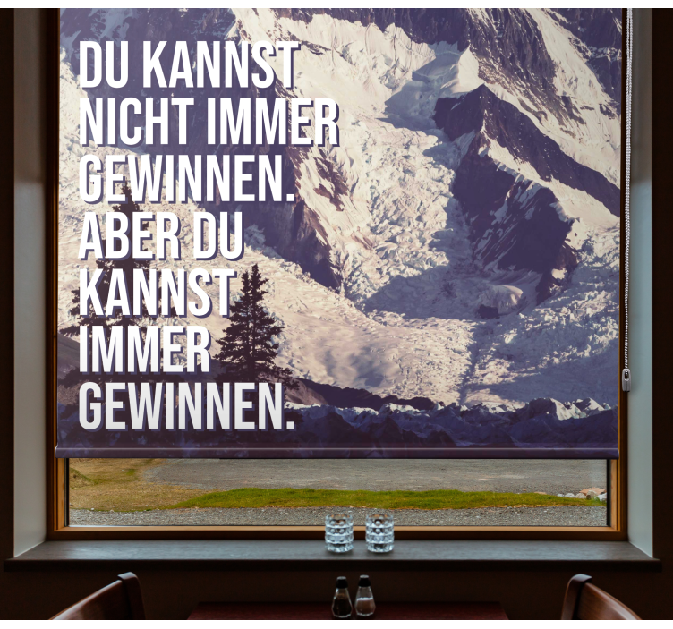 Immer gewinnen hegycsúcsok Redőnyök Hivatal - TenStickers