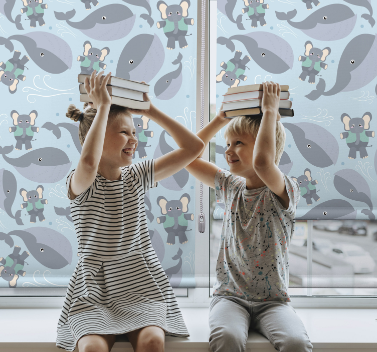 Játékos állatok Redőnyök óvoda - TenStickers