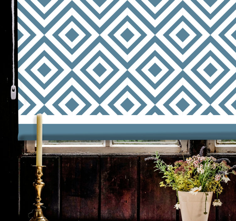 Kék és fehér négyzetek mintázata északi Sávroló - TenStickers