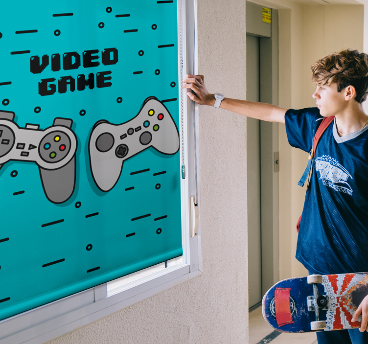 Két retro vezérlő geek Sávroló - TenStickers