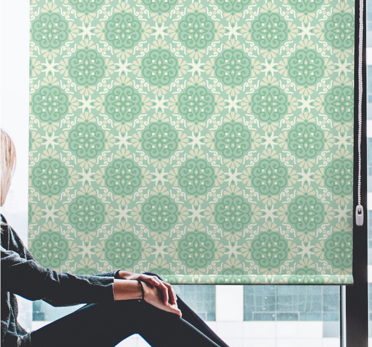 Bonyolult botanikai motívumok Redőnyök több virág és növény - TenStickers