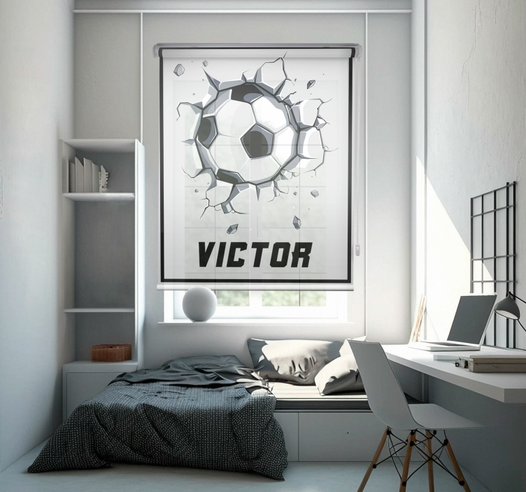 Törésgolyó egyedi nyomtatott ablakárnyékolás - TenStickers