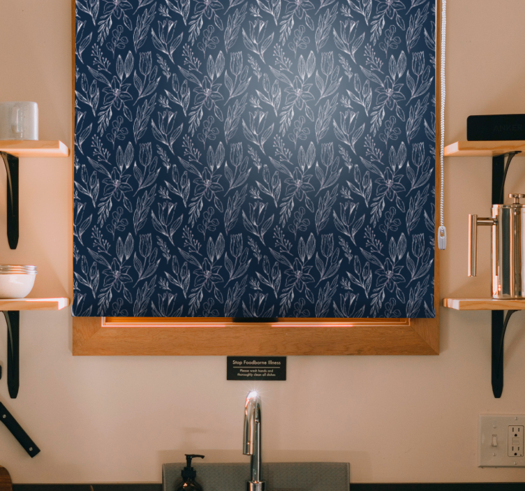 Liliom mintás virágmintás virág Sávroló - TenStickers