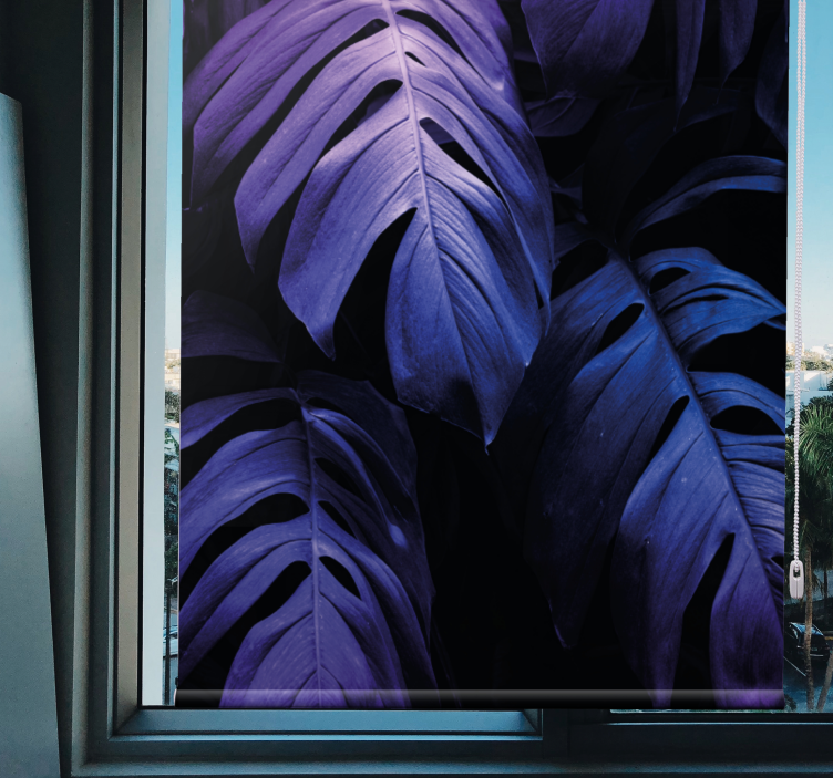 Monstera deliciosa lombozat Redőnyök Virágok és növények - TenStickers