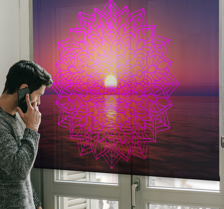 Napos mandala zen nappali Rolók - TenStickers