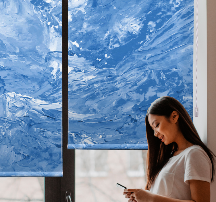 óceán hullám motívuma Redőnyök textúra és a minta - TenStickers