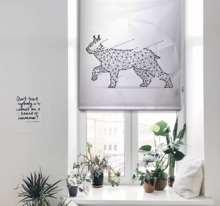 Poligonal macska különféle állatRolók - TenStickers