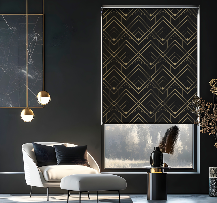 Redőnyök elegáns vektoros minta - TenStickers