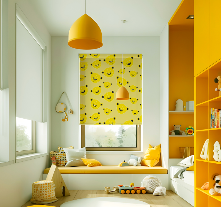 Redőnyök sárga medvék minta - TenStickers