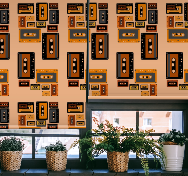 Retro kazettás szalagok Redőnyök több évjáratú - TenStickers