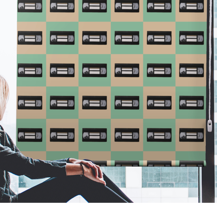 Retro szalag minta Redőnyök több évjáratú - TenStickers