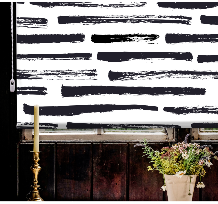 Stilizált ecsetvonások Redőnyök textúra és a minta - TenStickers