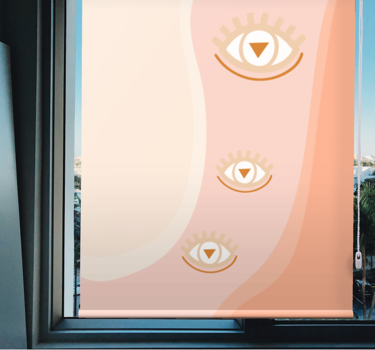 Szemek lágy hullámokban Redőnyök eredeti - TenStickers