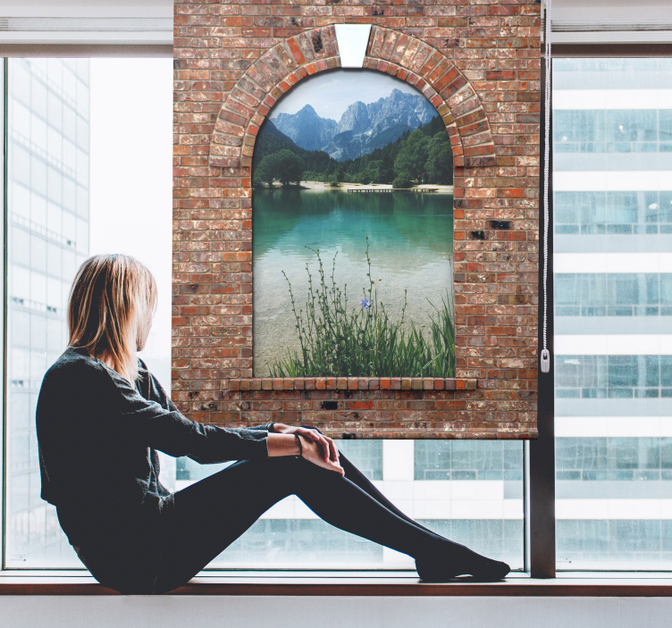 Személyre szabható 3d íves ablakbúra - TenStickers