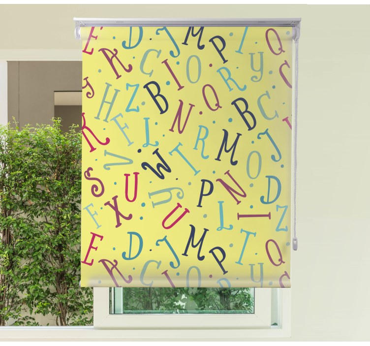 Színes betűk gyermek Sávroló - TenStickers