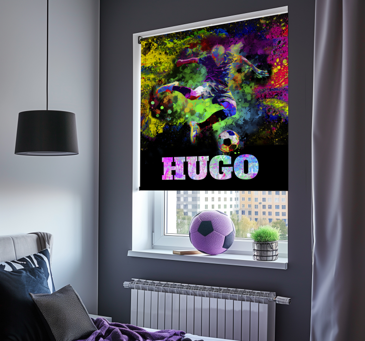 Színes design Redőnyök Futball - TenStickers