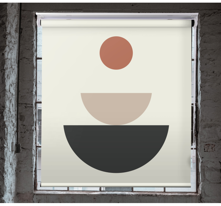 Szökőkút absztrakt geometriai művészet Sávroló festmény - TenStickers