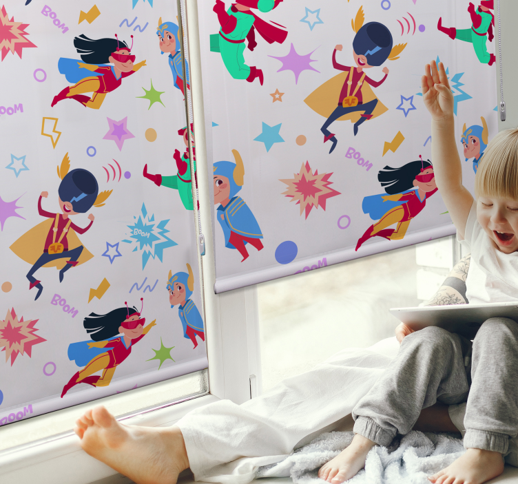 Szuperhős kalandok Redőnyök szuperhős - TenStickers