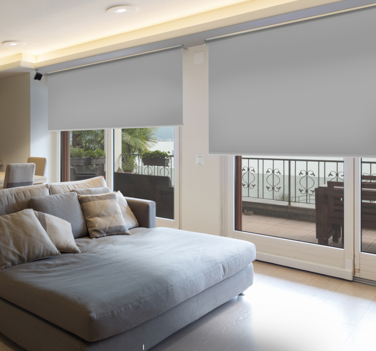 Szürke sötétítő hálószoba roló - TenStickers