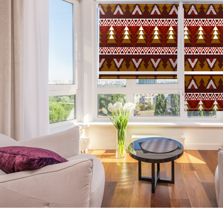 Törzsi minták barna eredeti roló - TenStickers