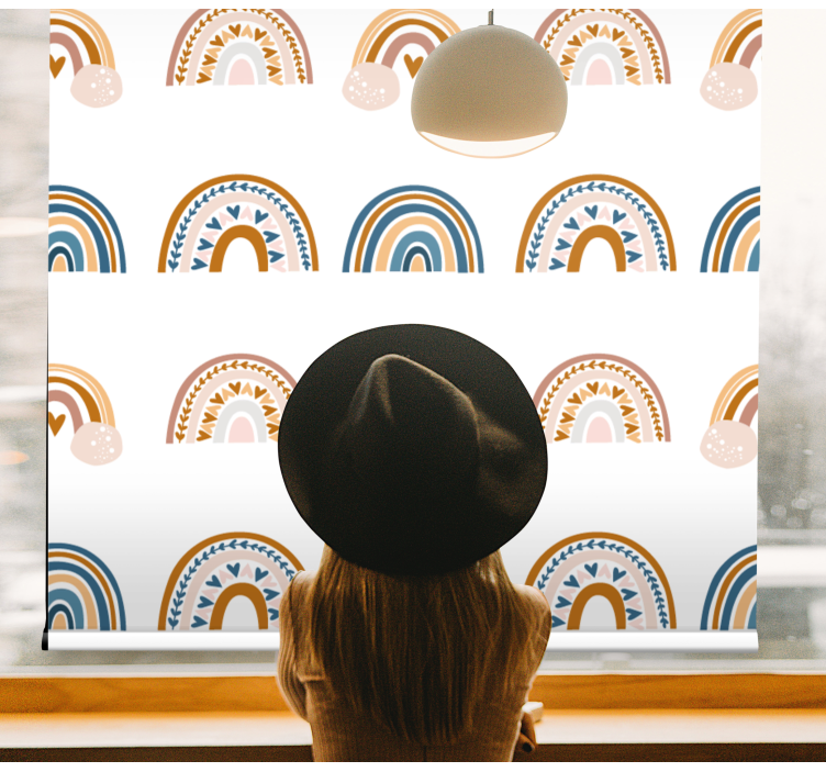 északi szivárvány motívumok Redőnyök gyerekek - TenStickers