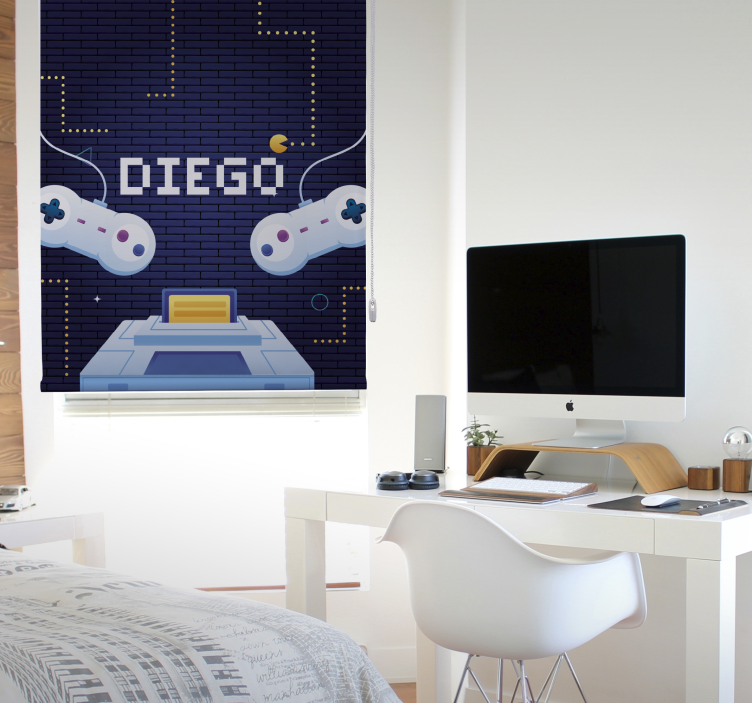 Videojátékok egyedi nyomtatott ablakbúra - TenStickers