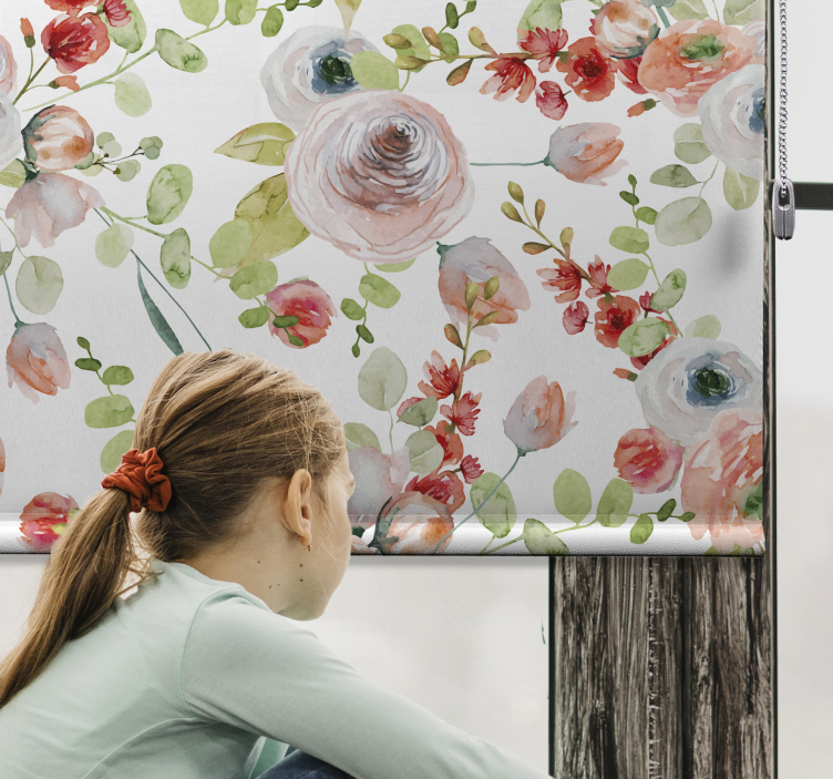 Virágos ágak klasszikus Rolók - TenStickers