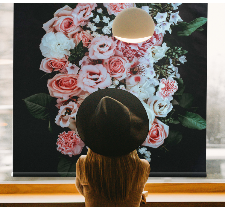 Virágzó virágkötészet Redőnyök Virágos - TenStickers