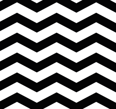 Fehér és fekete chevron mintás Redőnyök konyha - TenStickers