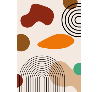 Bohó ívek Redőnyök fürdőszoba - TenStickers