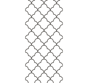 Geometrikus marokkói mintás redőnyök konyha - TenStickers