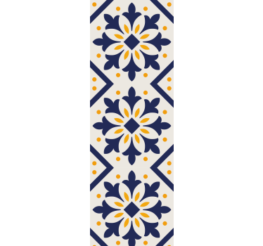 Konyhai redőnyök élénk sárga portugál csempével - TenStickers