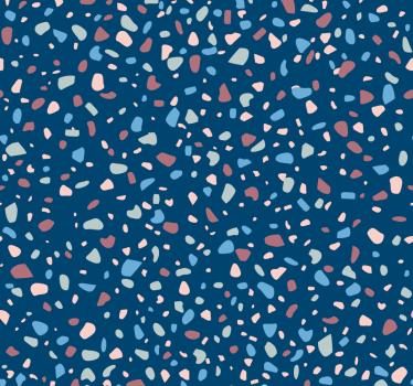 Sötétkék terrazzo redőnyök konyha - TenStickers