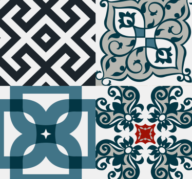 Konyhai redőnyök portugál vintage csempével - TenStickers