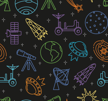 Égi felfedezés redőnyök gyerekeknek - TenStickers