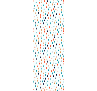 Színes esőcseppek redőnyök gyerekeknek - TenStickers