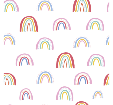 Színes szivárvány mintás redőnyök gyerekeknek - TenStickers