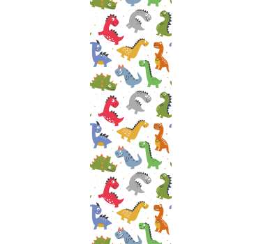 Aranyos dinoszauruszok redőnyök gyerekeknek - TenStickers