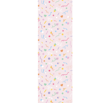 Pastell konfetti mintás redőnyök gyerekeknek - TenStickers