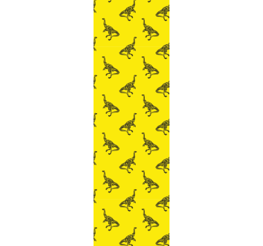 Gyerekredőnyök sárga brachiosaurus szimbólumokkal - TenStickers