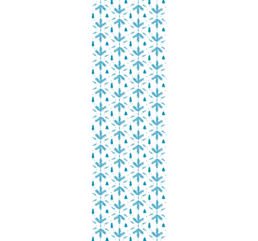 Nordikus stílusú évszakok kék redőnyök gyerekeknek - TenStickers
