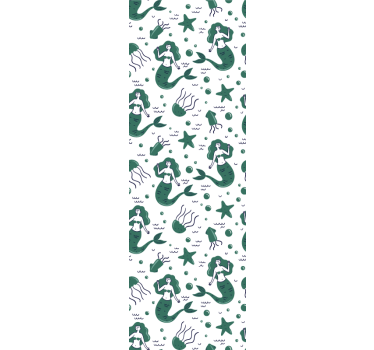 Zöld sellők redőnyök gyerekeknek - TenStickers