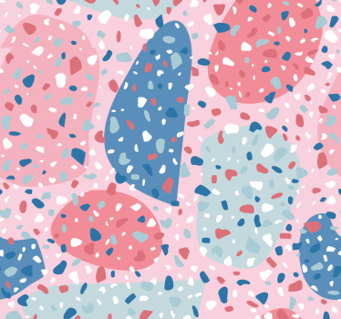 Rózsaszín terrazzo redőnyök gyerekeknek - TenStickers