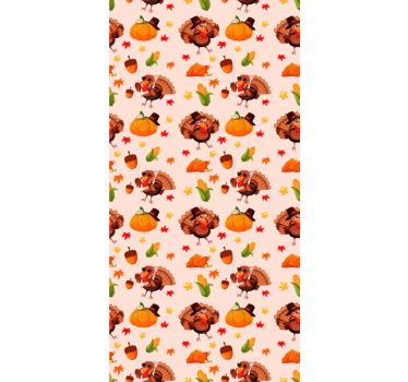Menő hálaadási pulykák redőnyök gyerekeknek - TenStickers