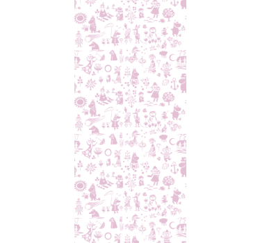 Rózsaszín moomin redőnyök gyerekeknek - TenStickers